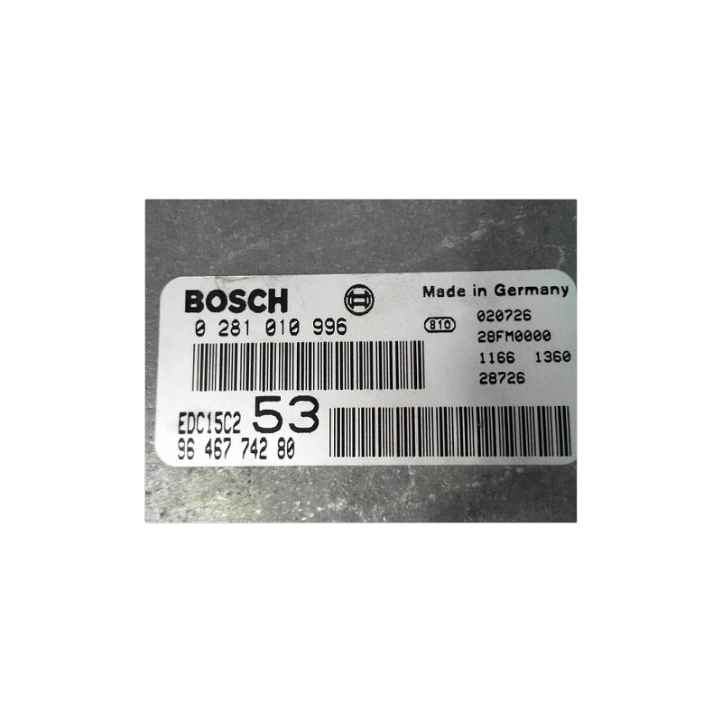 CALCULATEUR MOTEUR CITROEN XSARA PICASSO 99-10