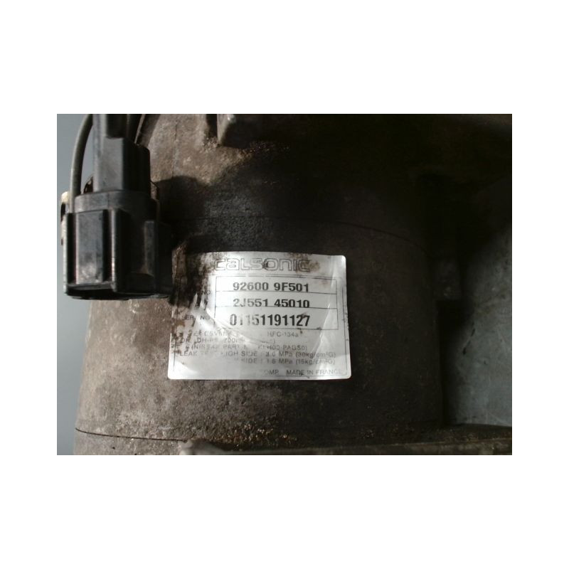 COMPRESSEUR AIR CONDITIONNE NISSAN ALMERA TINO