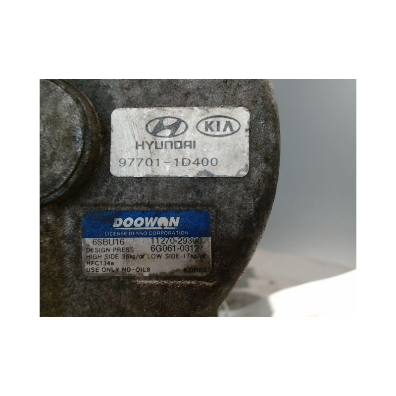 COMPRESSEUR AIR CONDITIONNE KIA CARENS 2002-