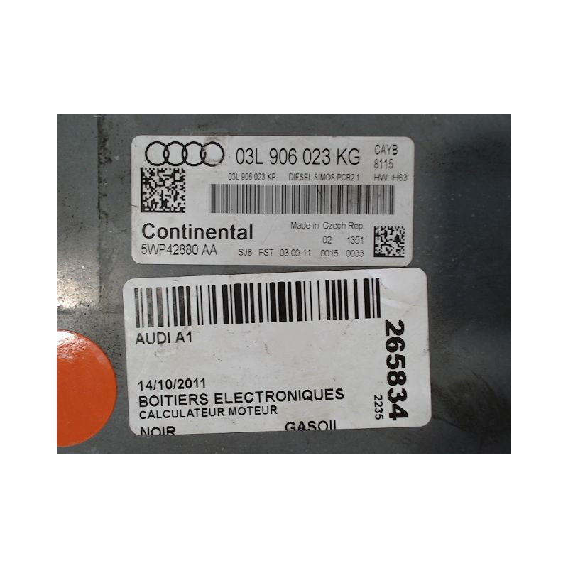 CALCULATEUR MOTEUR AUDI A1