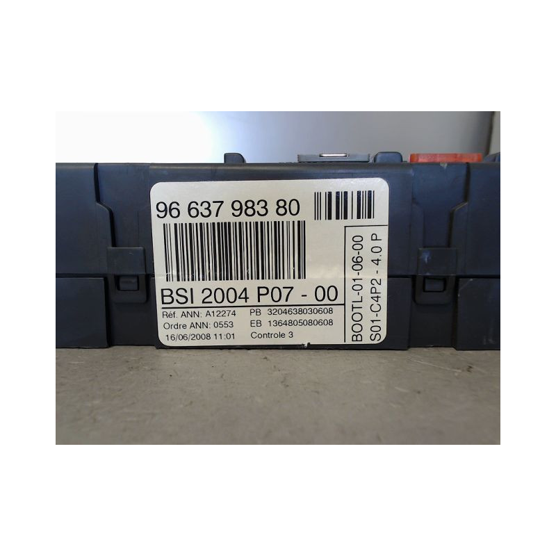 BOITIER GESTION HABITACLE PEUGEOT 1007