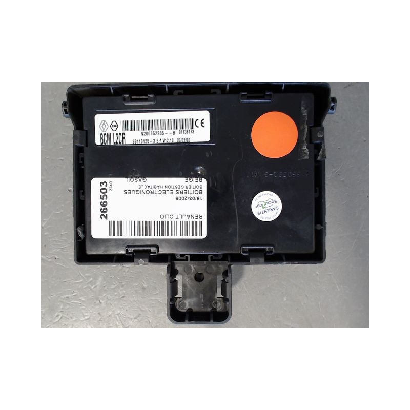 BOITIER GESTION HABITACLE RENAULT CLIO