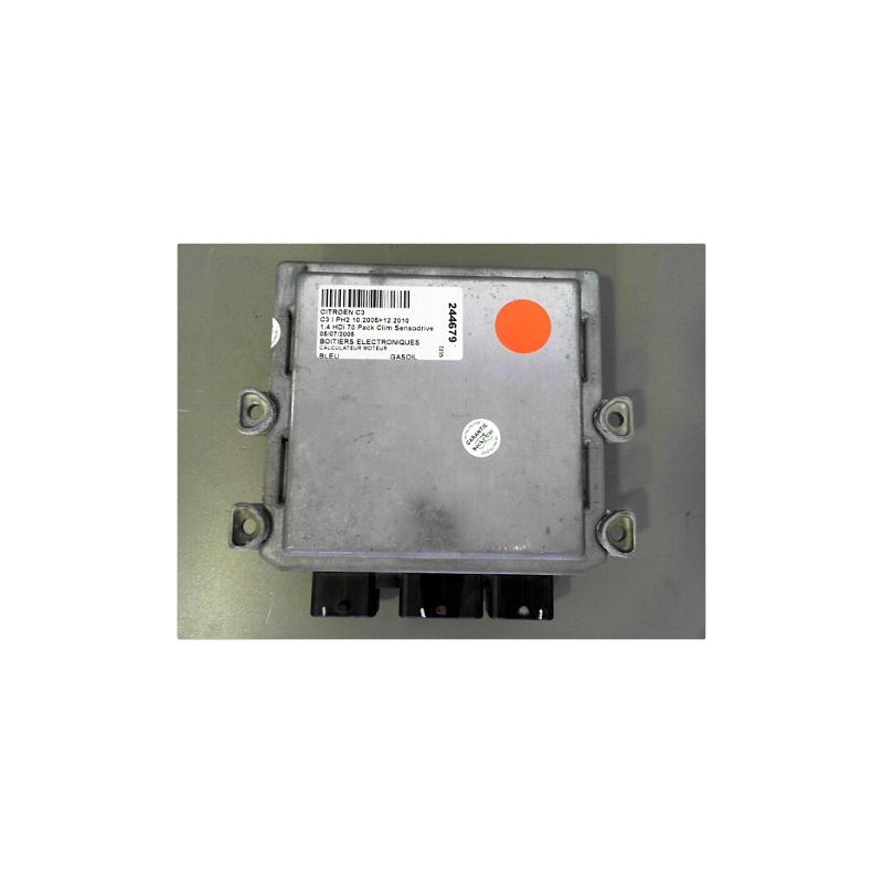 CALCULATEUR MOTEUR CITROEN C3 PH2 2005-2010
