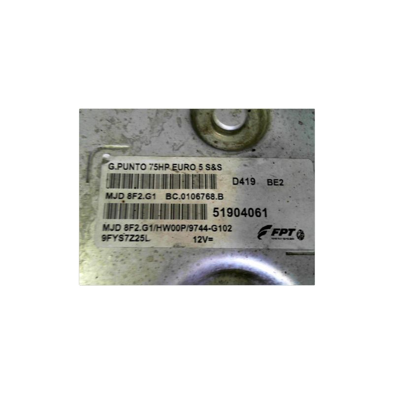 CALCULATEUR MOTEUR FIAT PUNTO EVO III 09-13