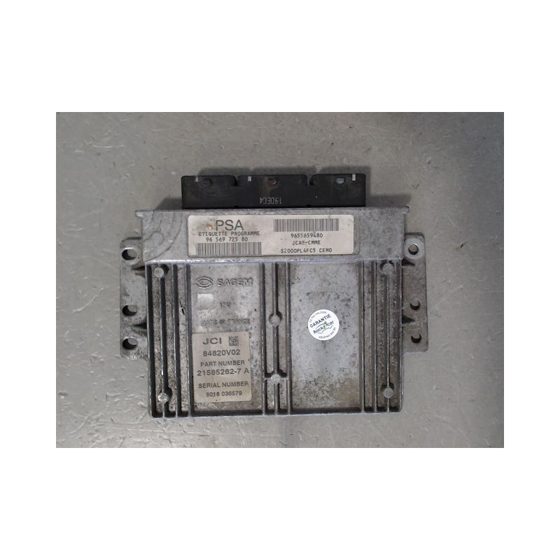 CALCULATEUR MOTEUR PEUGEOT 206 SW 2002-2006
