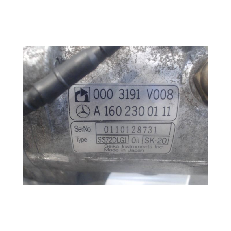 COMPRESSEUR AIR CONDITIONNE SMART FORTWO COUPE 3.2002-2006