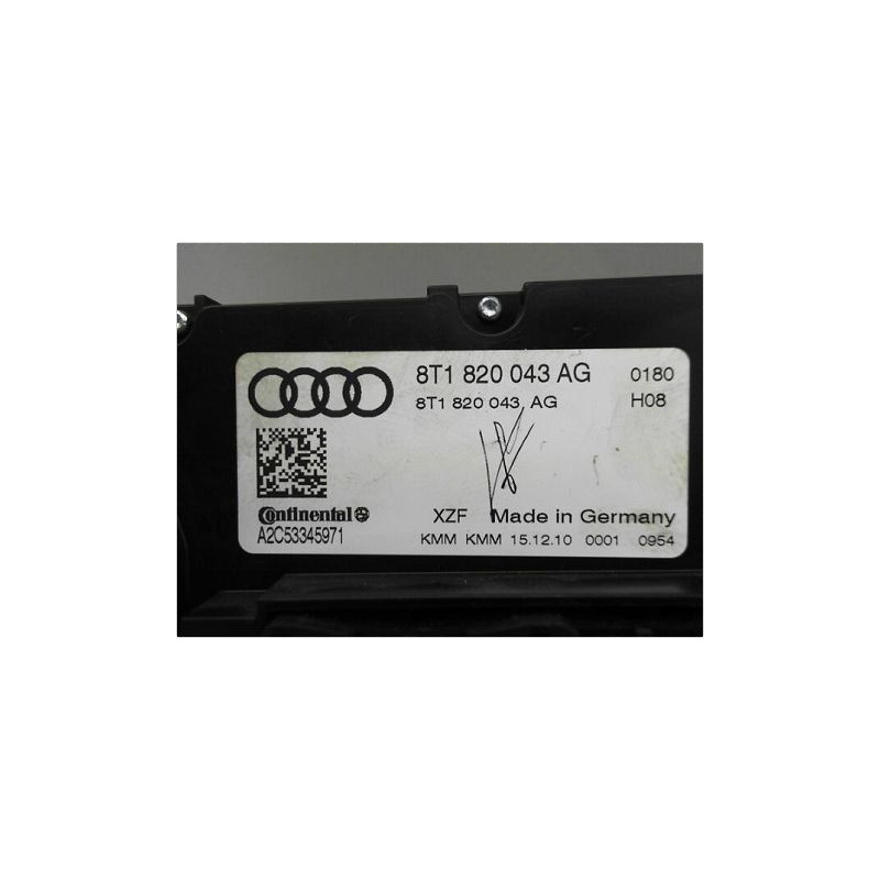 COMMANDE DE CHAUFFAGE AUDI A4 08-11