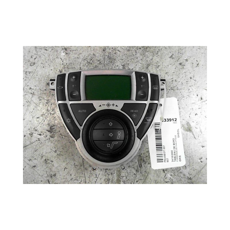 COMMANDE DE CHAUFFAGE PEUGEOT 807