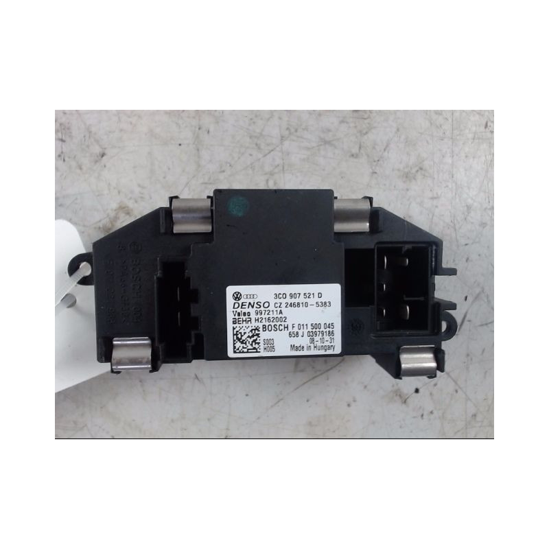 RESISTANCE DE CHAUFFAGE VOLKSWAGEN GOLF VI 2008-