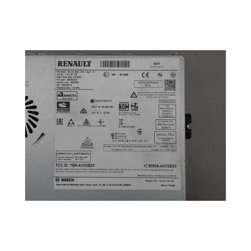 AUTORADIO RENAULT CLIO