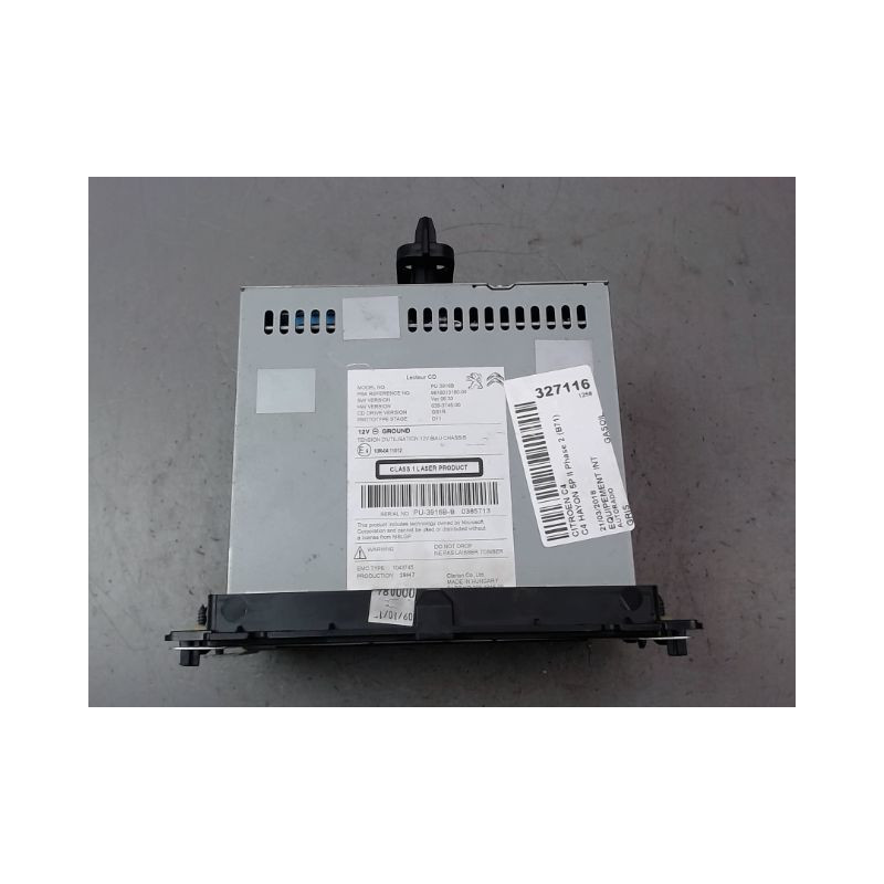 AUTORADIO CITROEN C4 II Phase 2 (B71) 2014-...