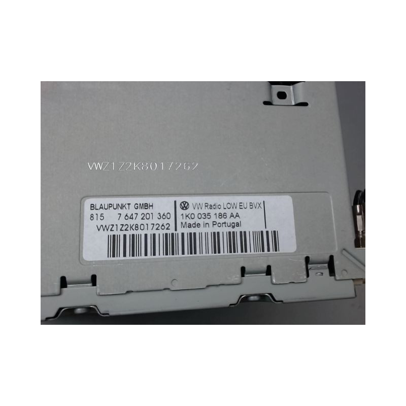 AUTORADIO VOLKSWAGEN GOLF VI (1K) 2008-2013