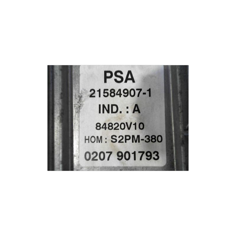 CALCULATEUR MOTEUR CITROEN C3 2002-2005