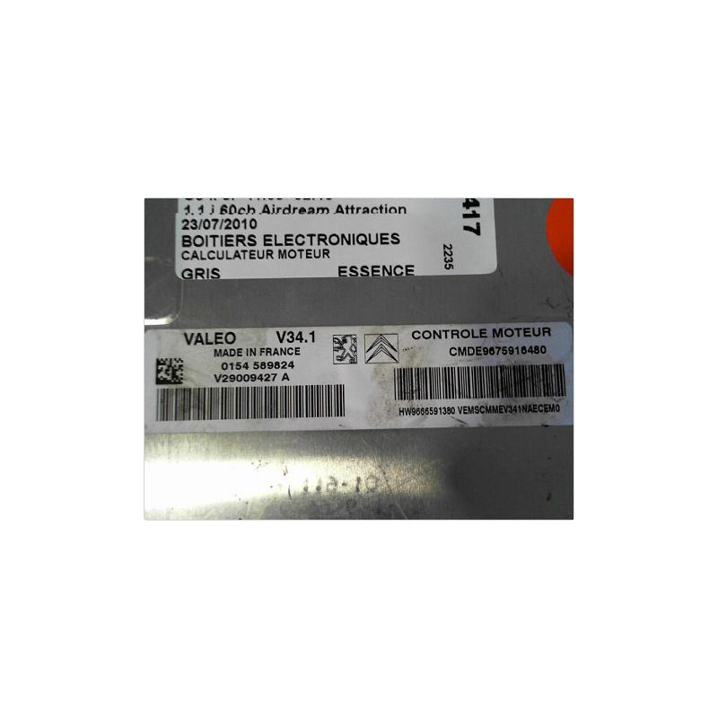 CALCULATEUR MOTEUR CITROEN C3 II 09-13