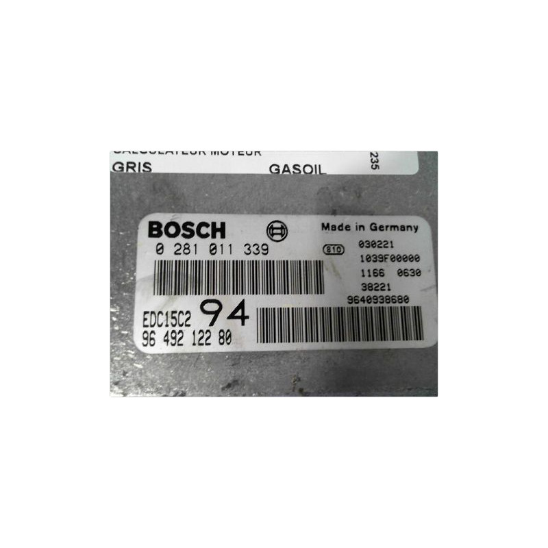 CALCULATEUR MOTEUR CITROEN XSARA 2000-