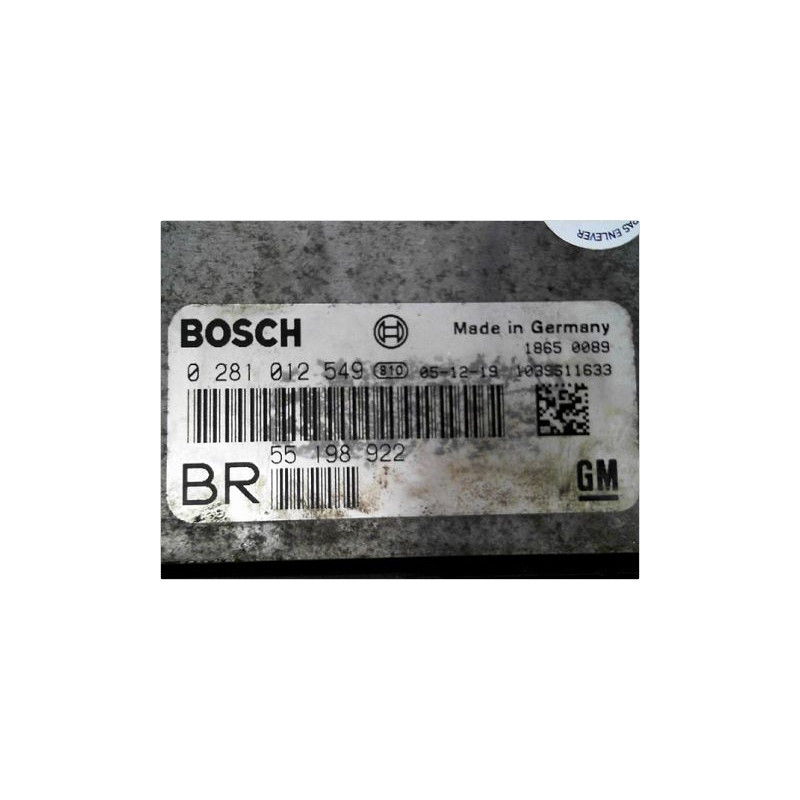 CALCULATEUR MOTEUR OPEL ZAFIRA (B) 08-14