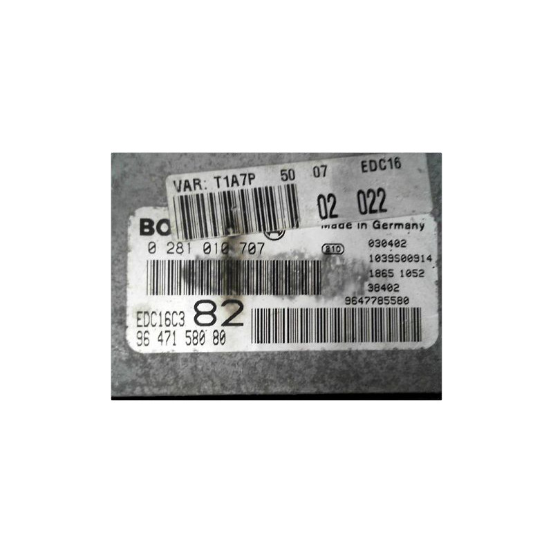CALCULATEUR MOTEUR PEUGEOT 206 98-09