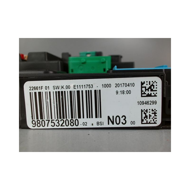PLATINE FUSIBLE AVANT PEUGEOT 2008