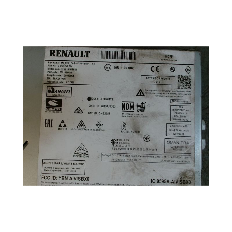 AUTORADIO RENAULT CLIO 5