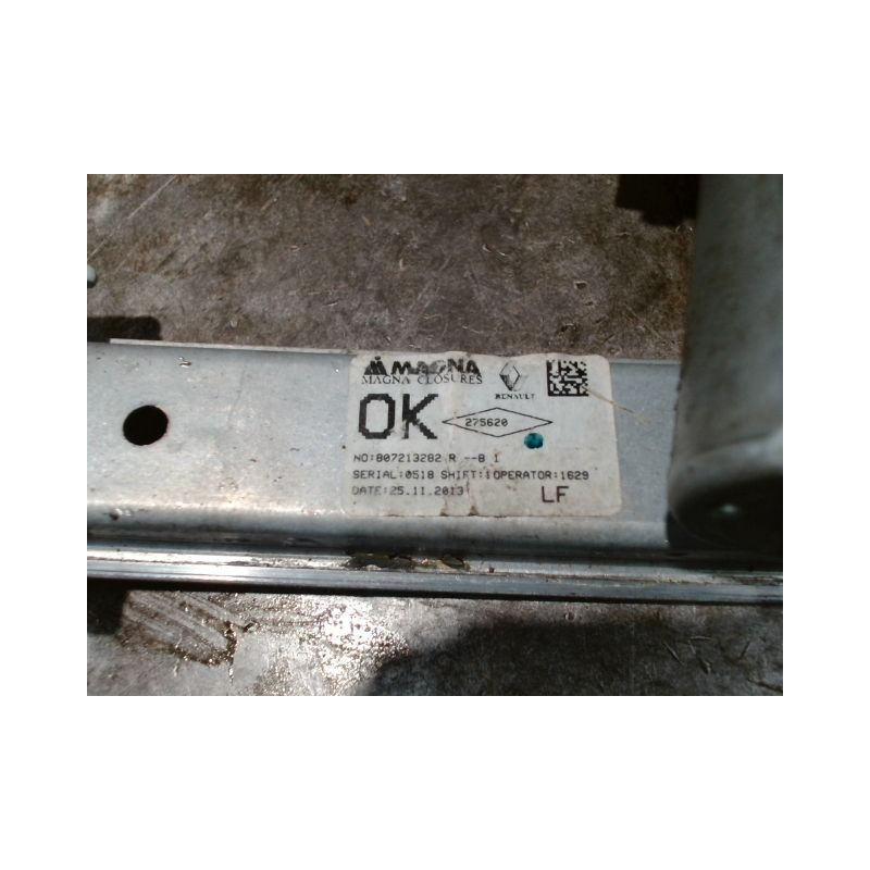 MECANISME+MOTEUR LEVE-GLACE AVANT GAUCHE DACIA SANDERO 2008-