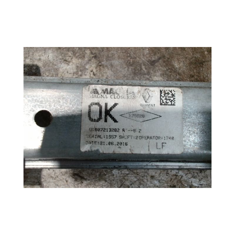 MECANISME+MOTEUR LEVE-GLACE AVANT GAUCHE DACIA LOGAN MCV 2007-