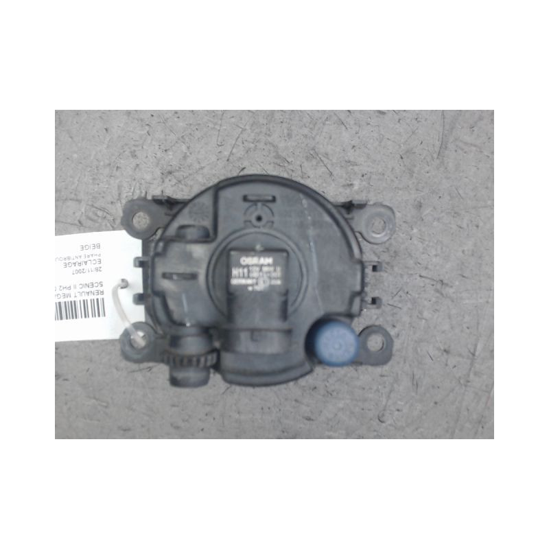 PHARE ANTIBROUILLARD AVANT DROIT RENAULT SCENIC II PH2 2006-