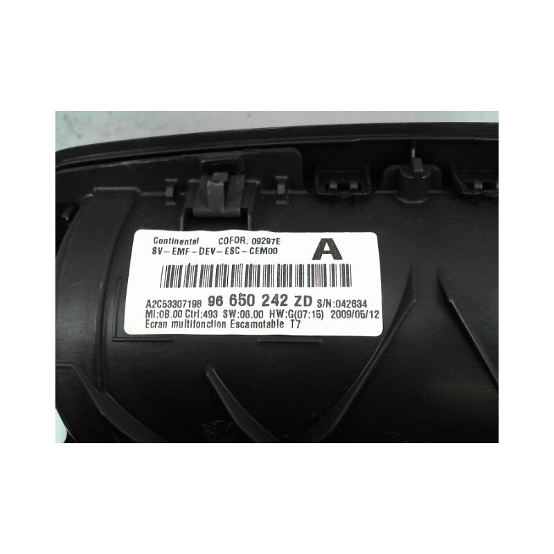 ECRAN GPS PEUGEOT 308 I Phase 1 2007-2011