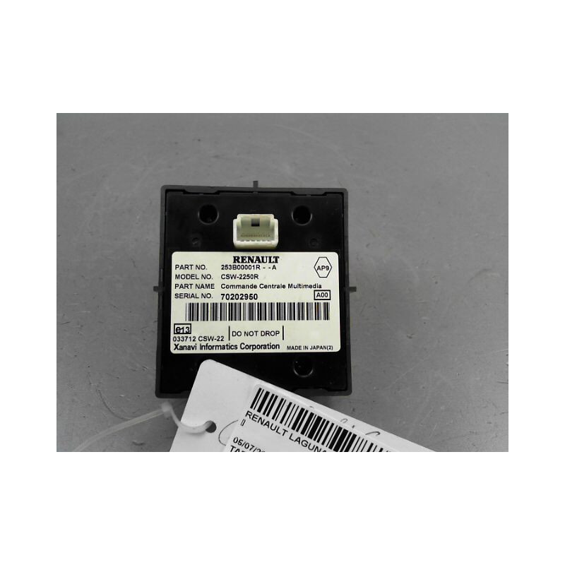 COMMANDE GPS RENAULT LAGUNA II Phase 2 2005-2007