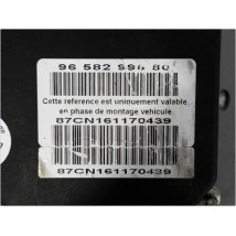 UNITE HYDRAULIQUE ABS PEUGEOT 307 CC 2005-