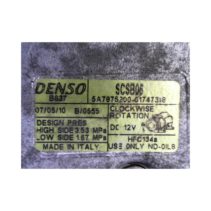 COMPRESSEUR AIR CONDITIONNE FIAT PANDA 2003-