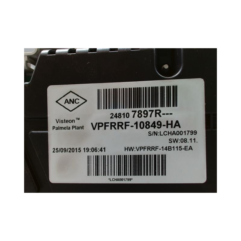 BLOC COMPTEURS RENAULT CLIO IV Phase 1 2012-...