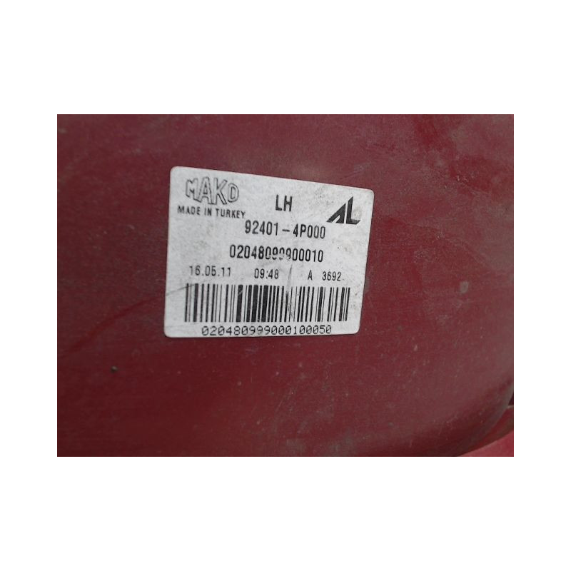 FEU ARRIERE GAUCHE  HYUNDAI I20
