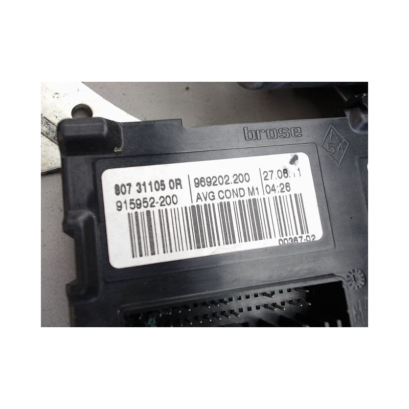 MECANISME LEVE-GLACE AVANT GAUCHE RENAULT MEGANE