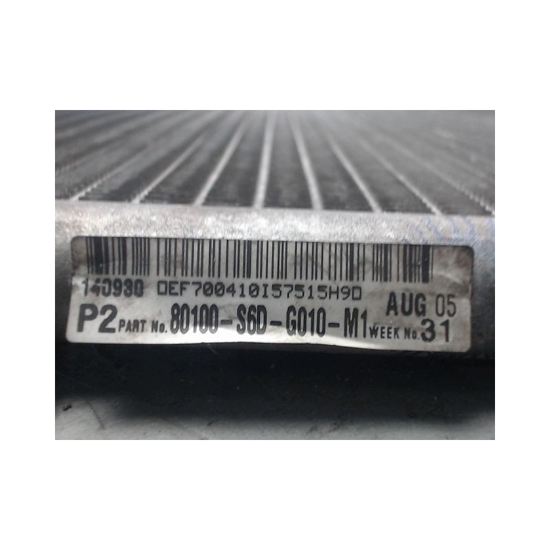 CONDENSEUR CLIMATISATION HONDA CIVIC 2004-