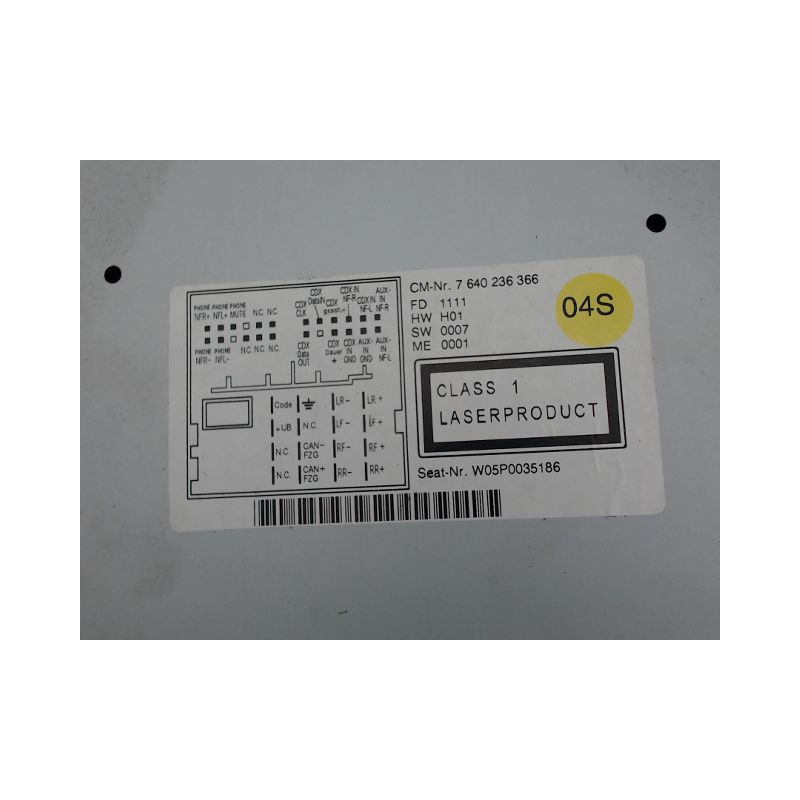 AUTORADIO SEAT ALTEA