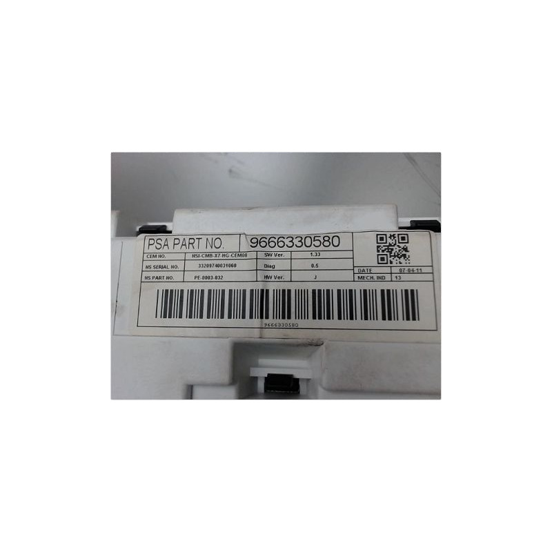 BLOC COMPTEURS CITROEN C5 II 2008-