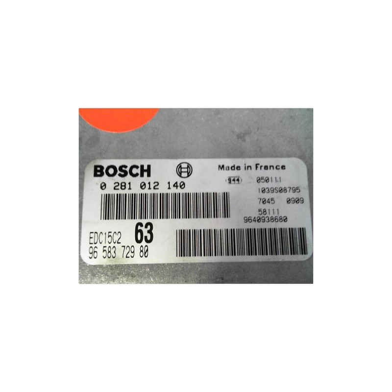 CALCULATEUR MOTEUR PEUGEOT 307 2001-2005