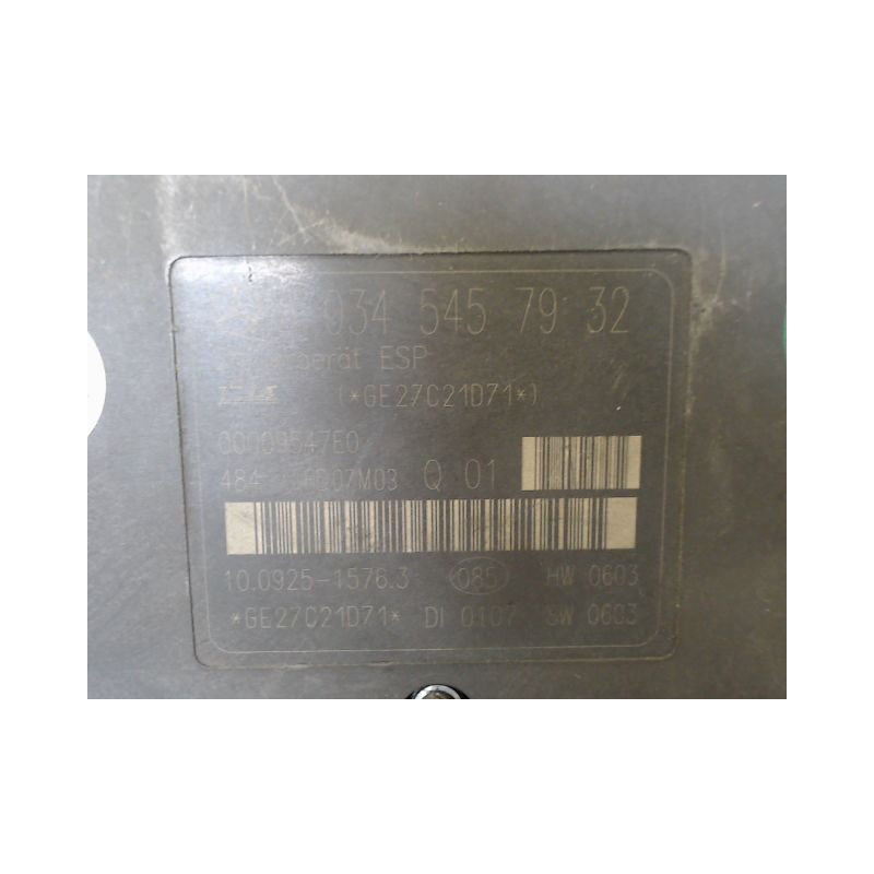 UNITE HYDRAULIQUE ABS MERCEDES CLASSE C