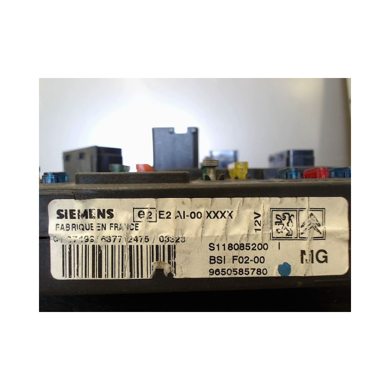 BOITIER GESTION HABITACLE CITROEN C3