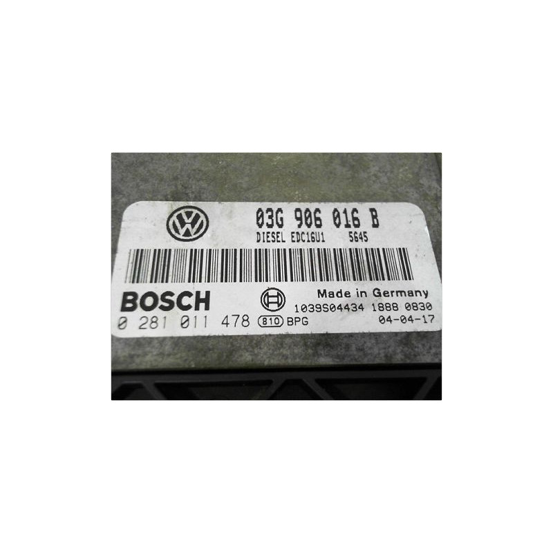 CALCULATEUR MOTEUR VOLKSWAGEN GOLF V 2003-2009