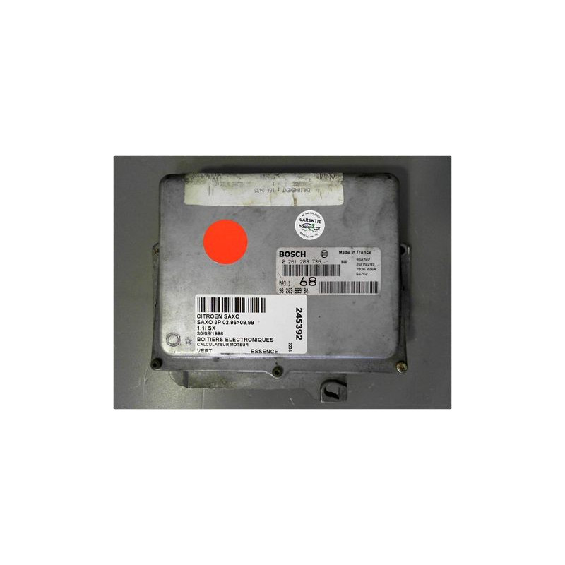 CALCULATEUR MOTEUR CITROEN SAXO 96-99