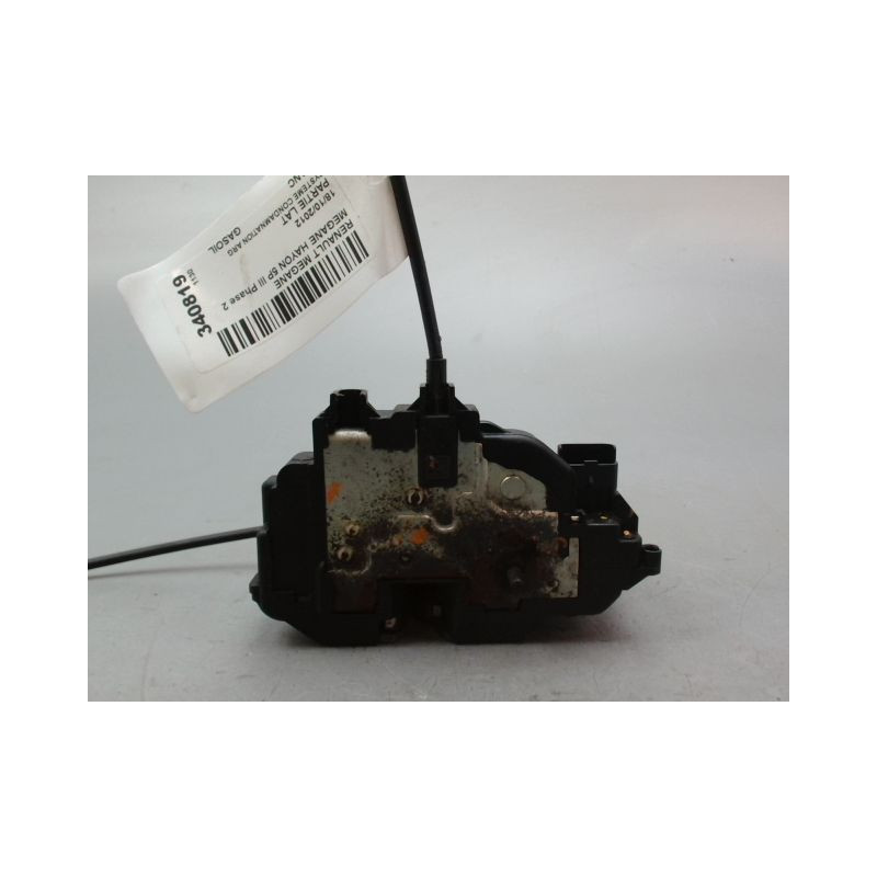 SYSTEME CONDAMNATION ARRIERE GAUCHE RENAULT MEGANE III Phase 2 2012-2014