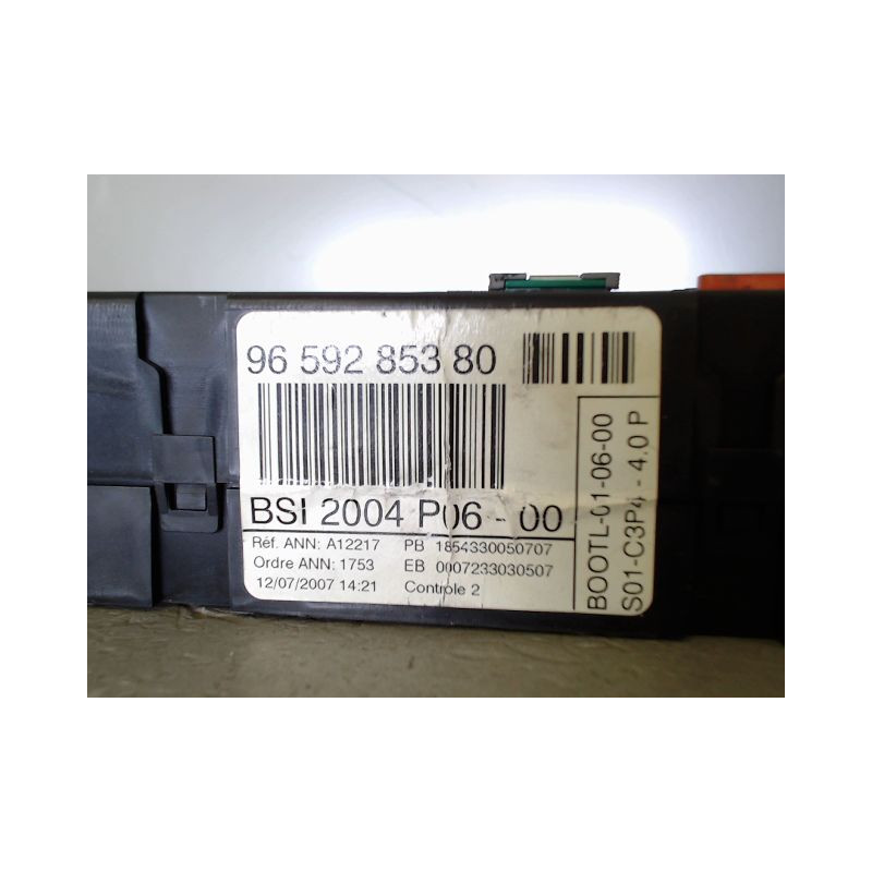 BOITIER GESTION HABITACLE PEUGEOT 207 5P
