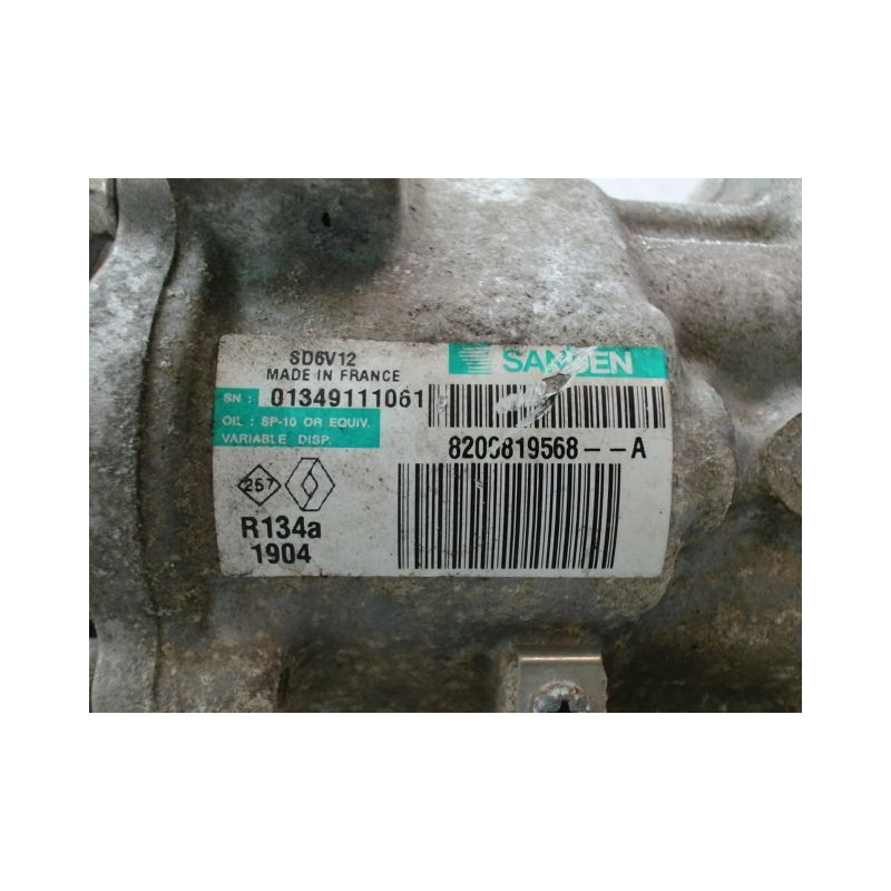COMPRESSEUR AIR CONDITIONNE RENAULT CLIO III Phase 2 2009-2014