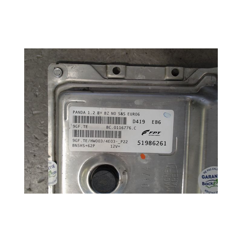CALCULATEUR MOTEUR FIAT PANDA