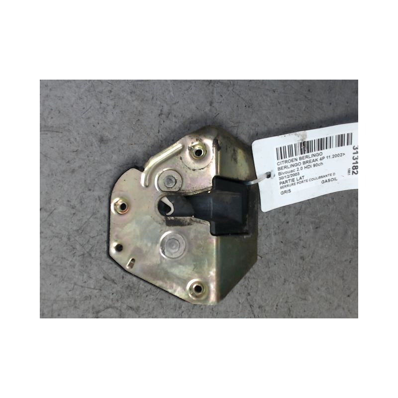 SERRURE PORTE COULISSANTE DROIT CITROEN BERLINGO BREAK 2002-