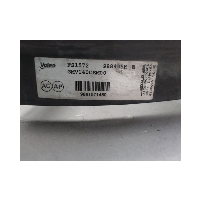 MOTEUR VENTILATEUR RADIATEUR PEUGEOT 308