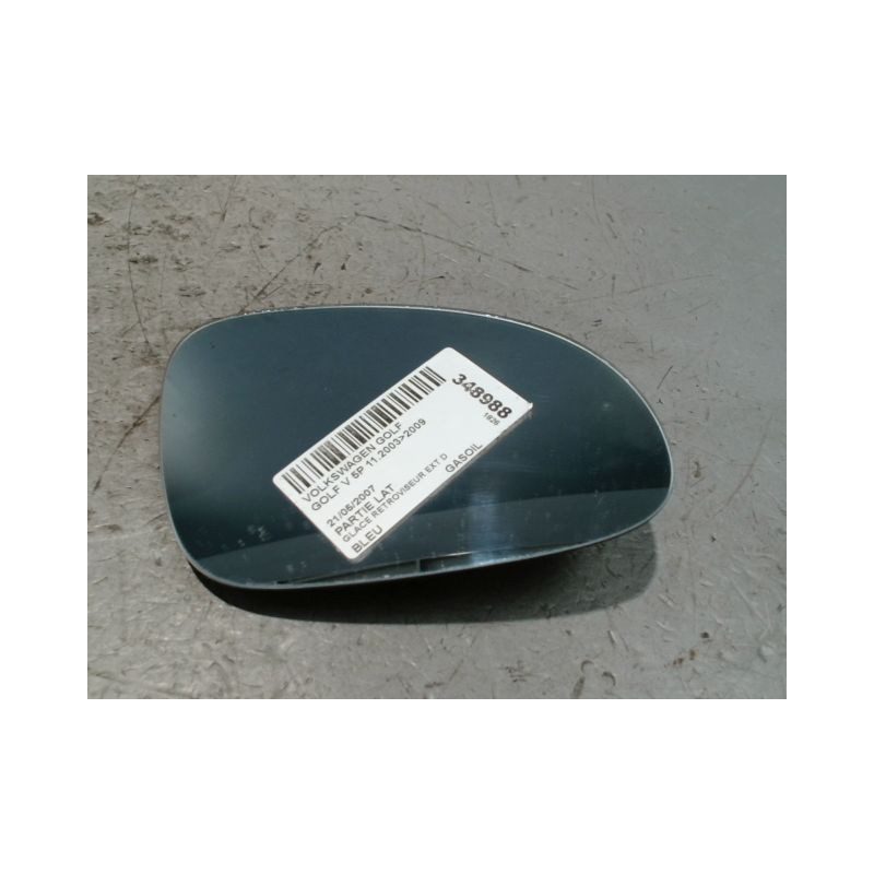 GLACE RETROVISEUR EXT D VOLKSWAGEN GOLF V 2003-2009