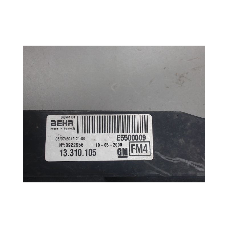 MOTEUR VENTILATEUR RADIATEUR OPEL CORSA