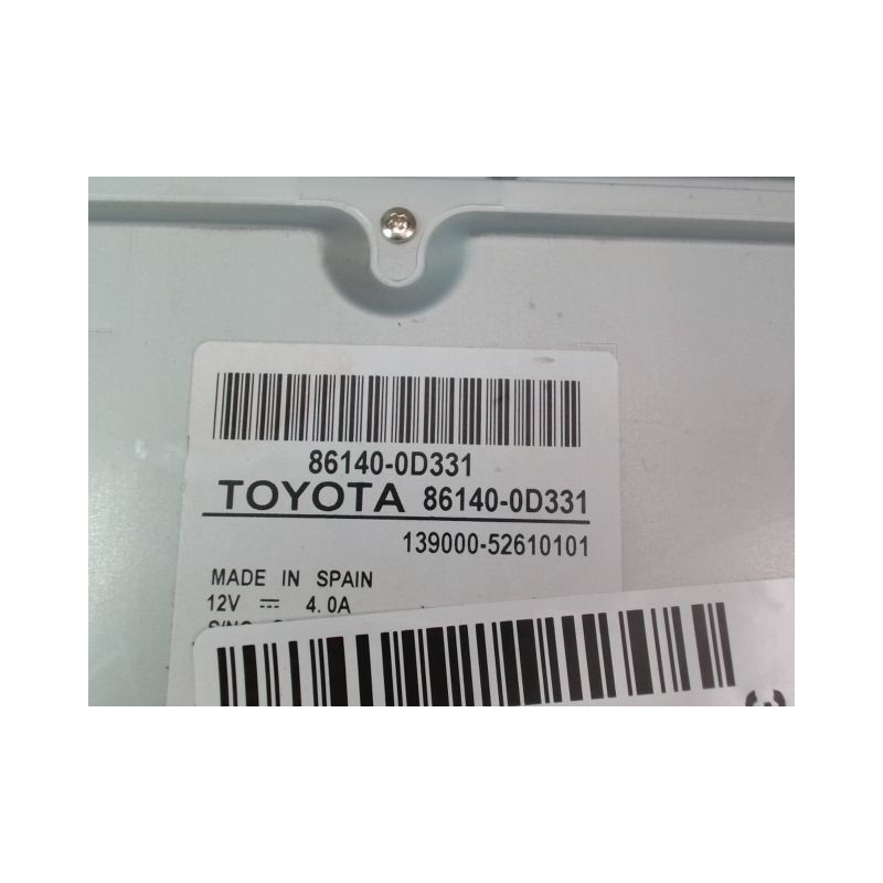 AUTORADIO TOYOTA YARIS 2005-